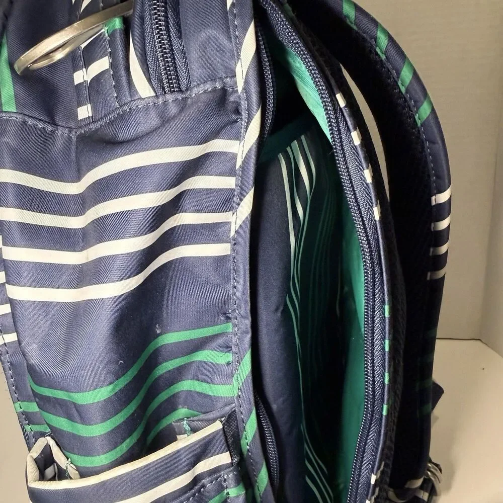 JuJuBe Be Right Back BRB Backpack Diaper Bag Providence Coastal EUC